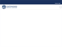 Tablet Screenshot of gatewoodcapital.com